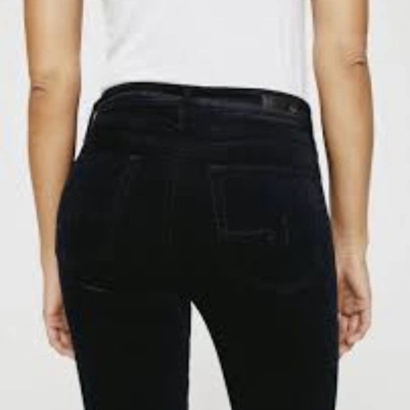 AG Adriano Goldschmied The Farrah Skinny High Rise Skinny Jeans In Black Size 27 - Picture 4 of 12